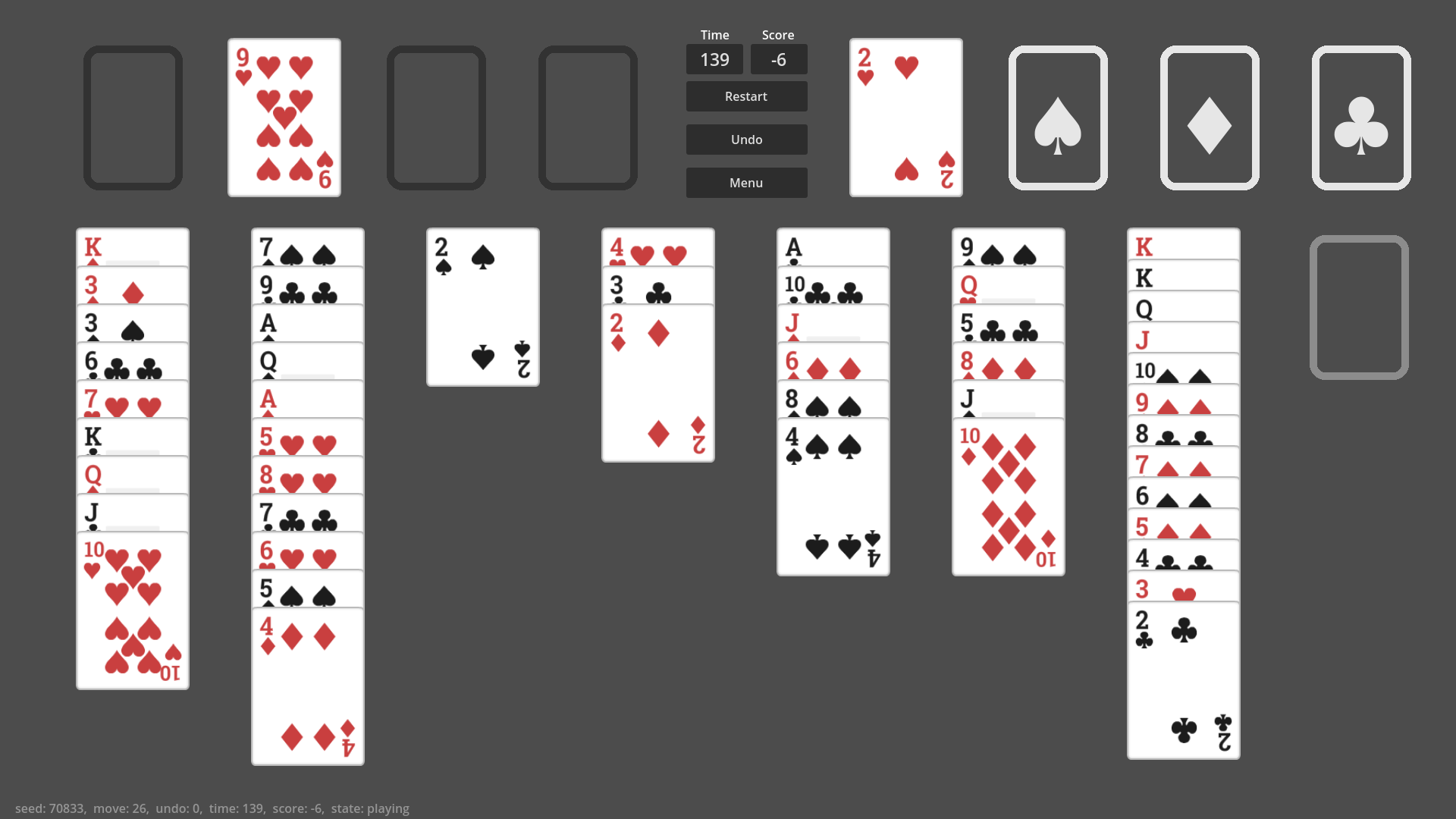 Freecell Screenshot